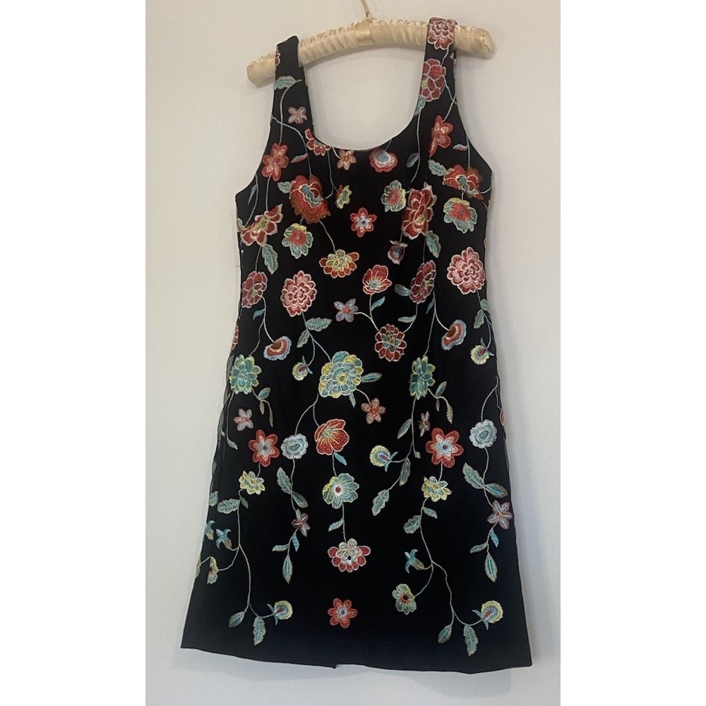Women's Catherine Bright Embroidery‎ Floral Sheath Dress-Size XL-Beautiful